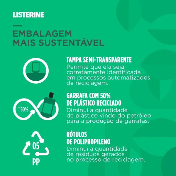 Imagem de Enxaguante Antisséptico Bucal Listerine Cool Mint 500ml