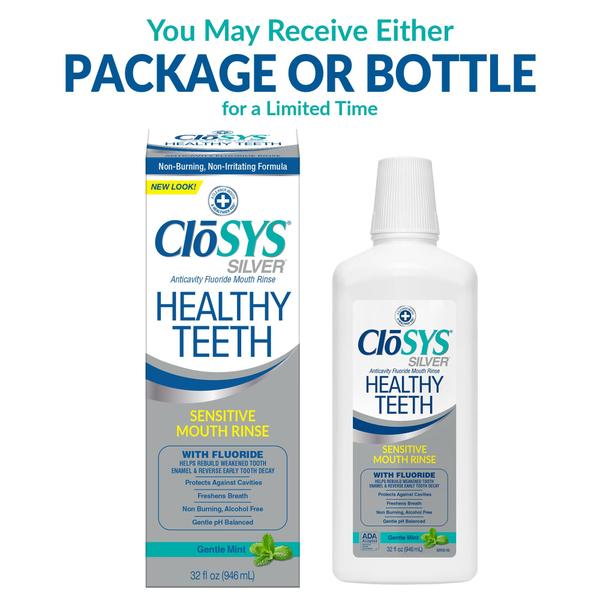 Imagem de Enxaguante bucal CloSys Healthy Teeth Oral Ringue 946ml