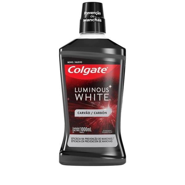 Imagem de Enxaguante Bucal Colgate Luminous White Carvão 1L