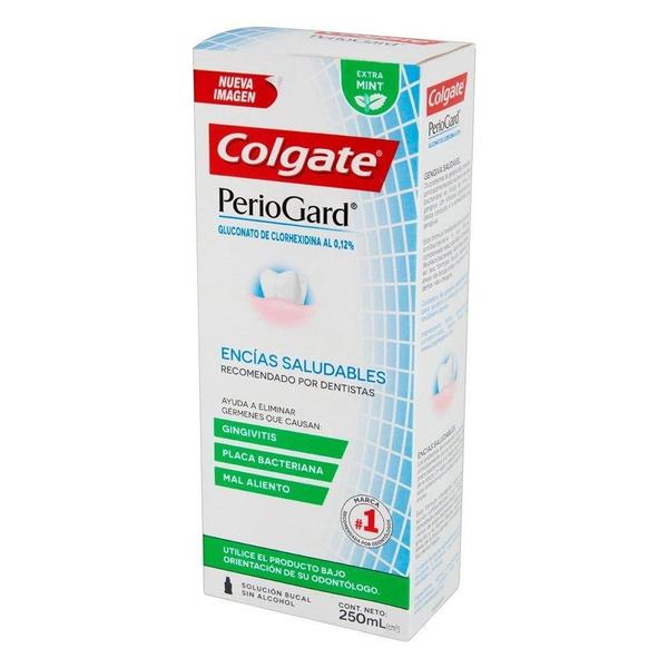 Imagem de Enxaguante Bucal Colgate PerioGard Extra Mint sem Álcool 250ml