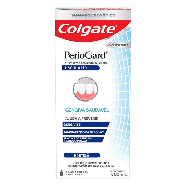 Imagem de Enxaguante Bucal Colgate PerioGard Uso Diário 500ml