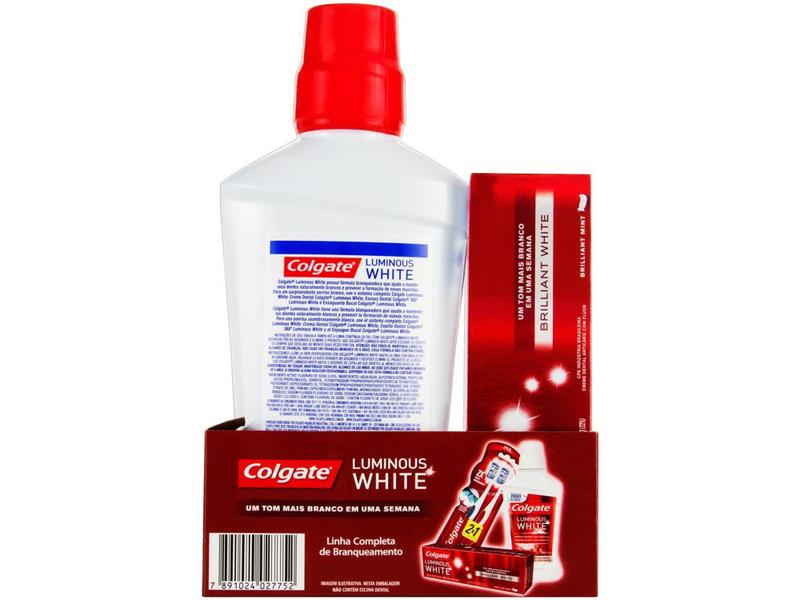 Imagem de Enxaguante Bucal Colgate Sem Álcool - Luminous White 500ml