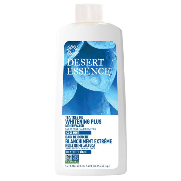 Imagem de Enxaguante bucal Desert Essence, óleo de melaleuca, clareador 473 ml