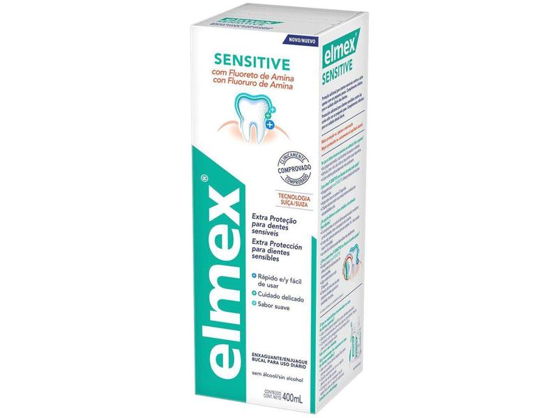 Imagem de Enxaguante Bucal Elmex sem Álcool Sensitive - 400ml