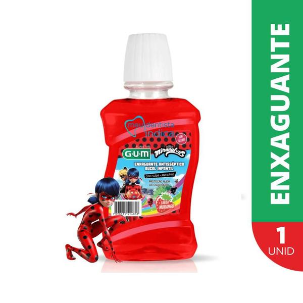 Imagem de Enxaguante Bucal Infantil Miraculous  250ml  GUM