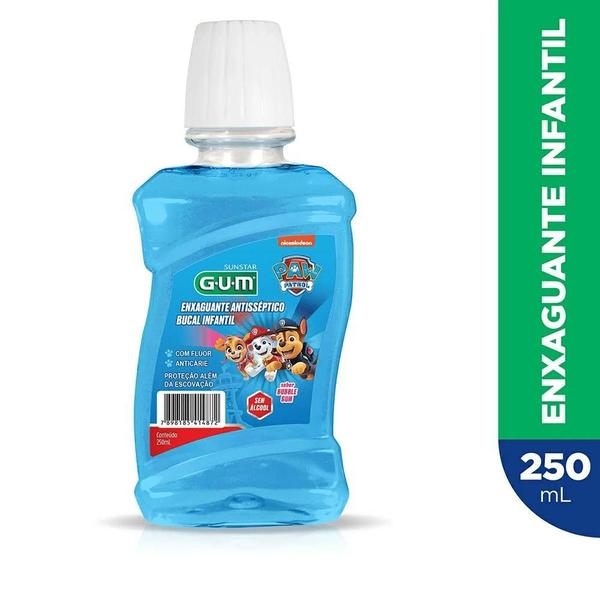 Imagem de Enxaguante Bucal Infantil  Patrulha Canina 250ml  GUM