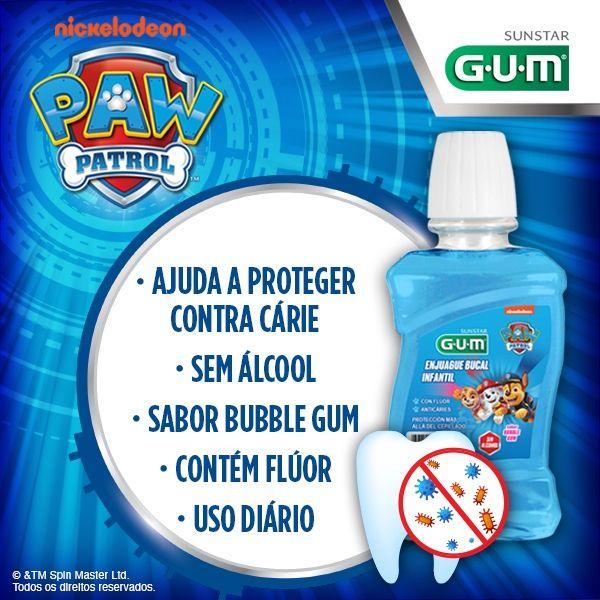 Imagem de Enxaguante Bucal Infantil  Patrulha Canina 250ml  GUM