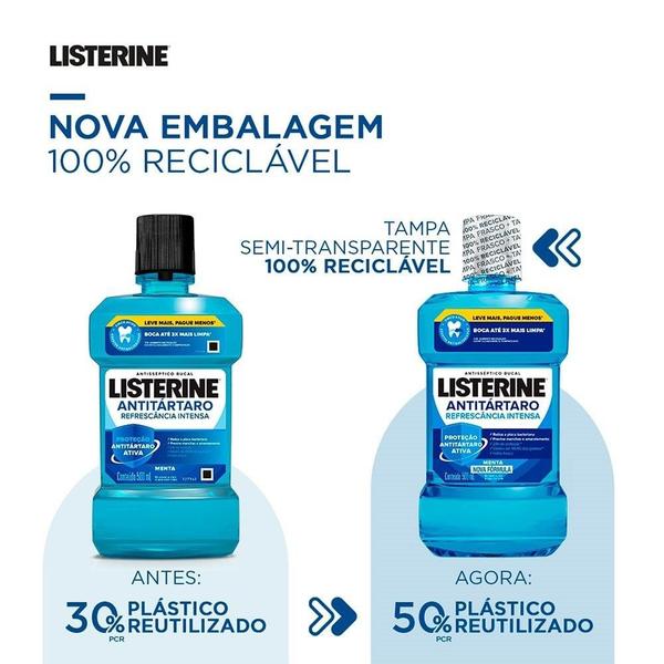 Imagem de Enxaguante Bucal Listerine Antitártaro 500ml