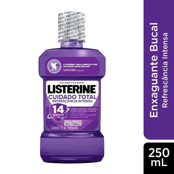 Imagem de Enxaguante Bucal Listerine Cuidado Total 250ml