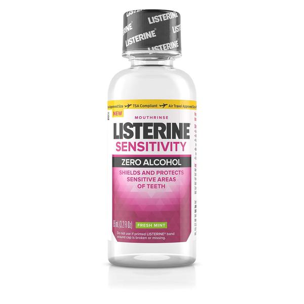 Imagem de Enxaguante bucal Listerine Sensitivity Relief 24 horas de hortelã fresca 100mL