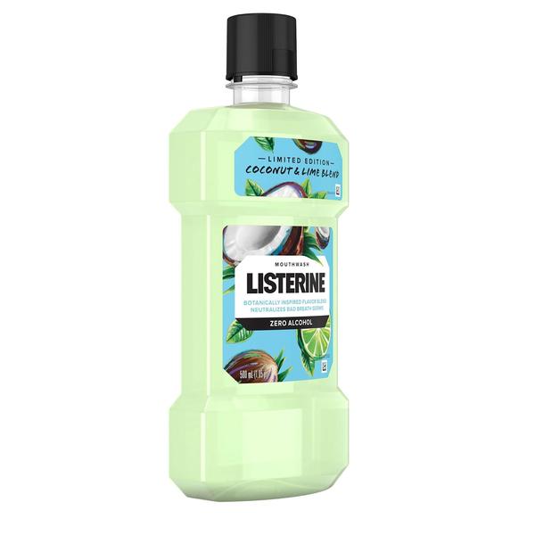 Imagem de Enxaguante bucal Listerine Zero Alcohol Coconut Lime 500mL