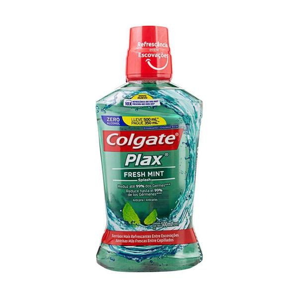 Imagem de Enxaguante Bucal Plax Fresh Mint 500ml - Colgate