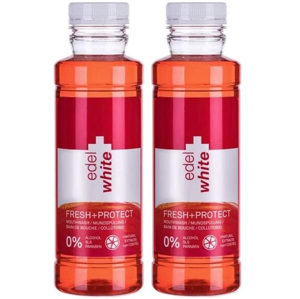 Imagem de Enxaguante bucal sem álcool fresh protect 800ml - edel white