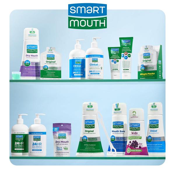 Imagem de Enxaguante bucal SmartMouth DDS Activated Clinical 480 ml Clean Mint