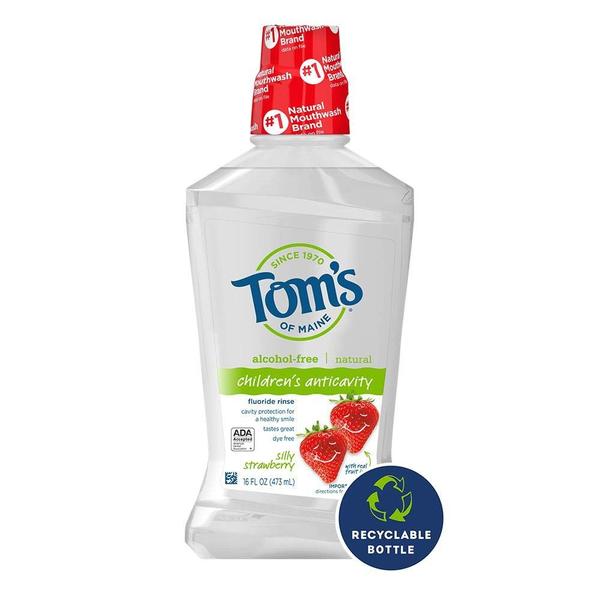 Imagem de Enxaguante bucal Tom's of Maine Children's Anticavity 480 ml (pacote com 6)