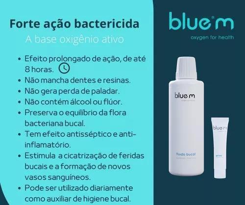 Imagem de Enxaguatório Bucal 250ml + Creme Dental 75ml - Blue M