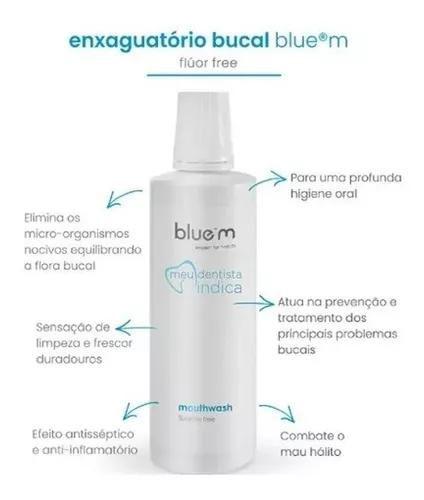 Imagem de Enxaguatório Bucal 250ml + Creme Dental 75ml - Blue M