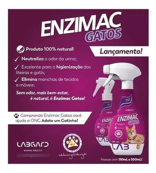 Imagem de Enzimac Gatos Eliminador De Odores E Manchas Natural 150Ml