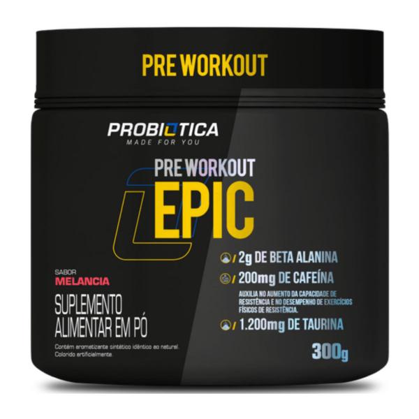 Imagem de Epic 300g pre workout probiotica