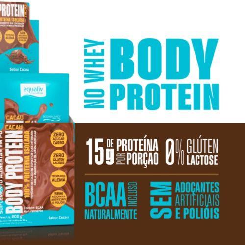 Imagem de Equaliv Body Protein 10 Saches 20g Sabor Cacau