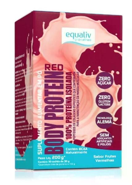 Imagem de Equaliv Body Protein Red - Colágeno Isolado, Sem Açúcar