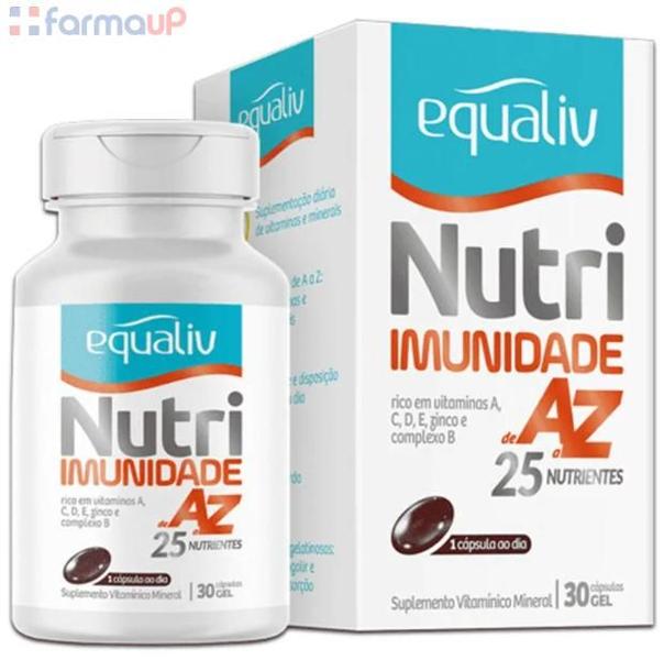 Imagem de Equaliv Nutri Imunidade de A a Z com 30 Cápsulas Gel