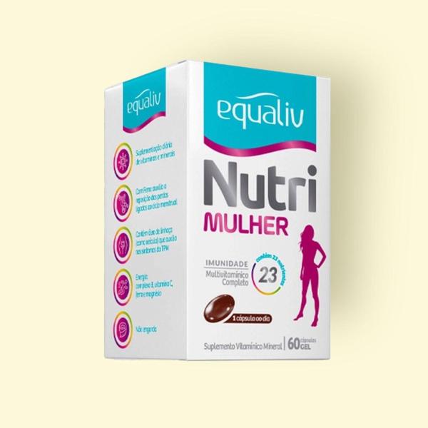 Imagem de Equaliv Nutri Mulher com Biotina 60 cápsulas - Equlaiv