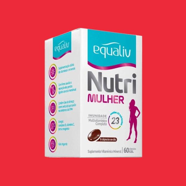 Imagem de Equaliv Nutri Mulher com Biotina 60 cápsulas - Equlaiv