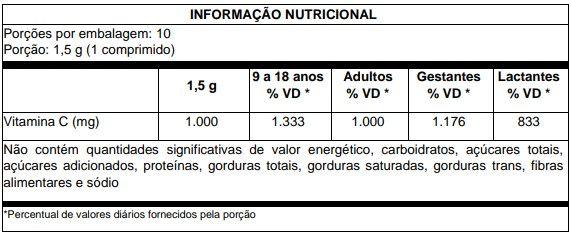 Imagem de Equaliv Vitamina C 1g - 10 Comprimidos