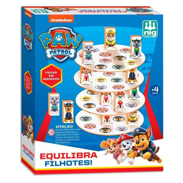 Equilibra Filhotes Patrulha Canina Playset Jogo Madeira Nig Imagem de Equilibra Filhotes Patrulha Canina Playset Jogo Madeira Nig