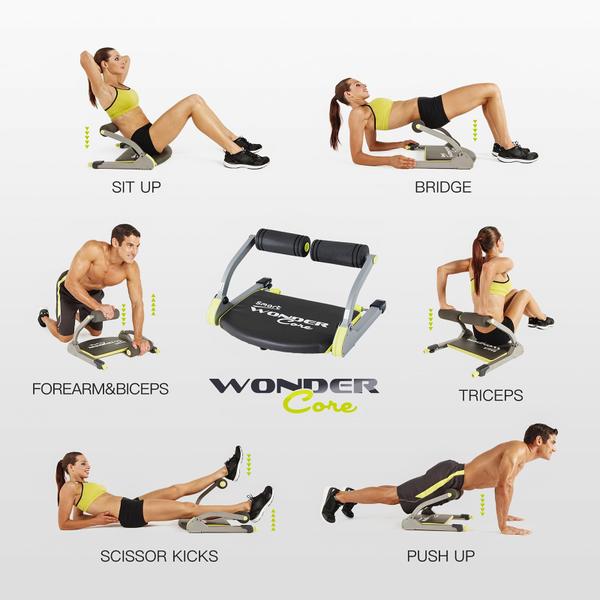 Imagem de Equipamento de ginástica WONDER CORE Smart Sit Up Abdominal Green