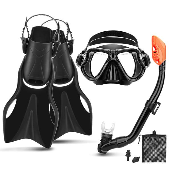 Imagem de Equipamento de mergulho CTSAYTL para crianças com aletas de máscara, snorkel e bolsa