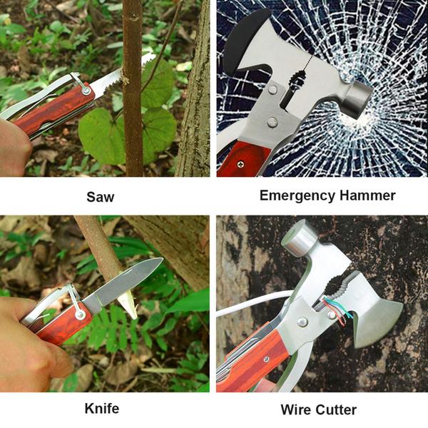 Imagem de Equipamento de sobrevivência Multitool Rose Kuli 18 em 1 para acampar