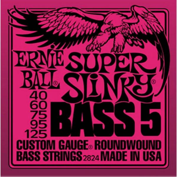 Imagem de Ernie Ball - Encordoamento Para Baixo 5C Super Slinky 2824