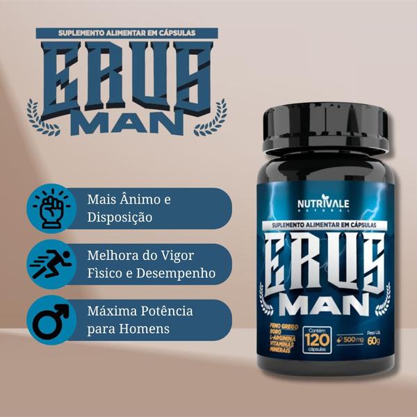 Imagem de Erus Man Original Nutrivale 120 Cápsulas