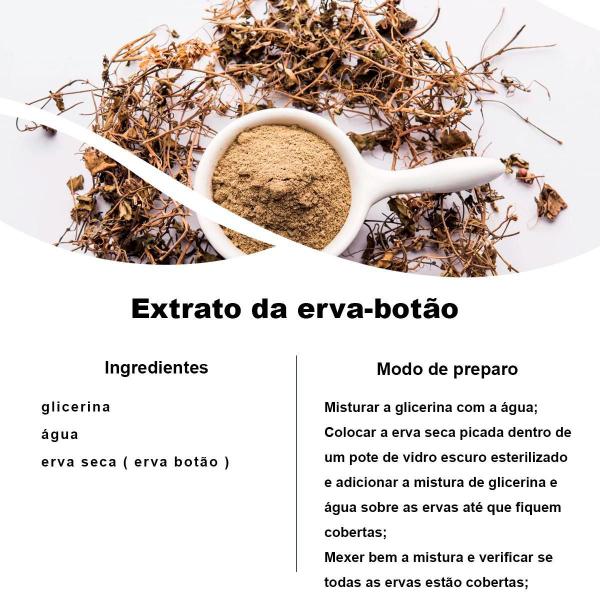 Erva Botão - Qualidade Superior - 50G - Rocha Saùde Imagem de Erva Botão - Qualidade Superior - 50G