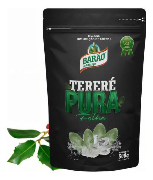 Erva Mate Barão De Cotegipe Tereré Pura Folha 500g Imagem de Erva Mate Barão De Cotegipe Tereré Pura Folha 500g