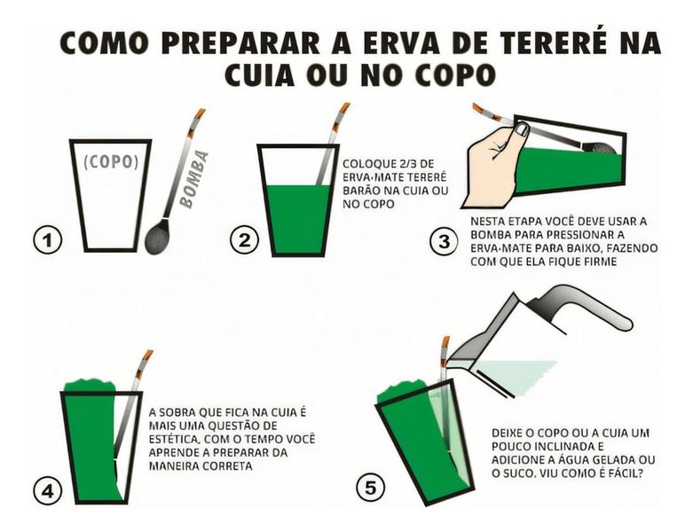 Erva Mate Barão De Cotegipe Tereré Pura Folha 500g Imagem de Erva Mate Barão De Cotegipe Tereré Pura Folha 500g