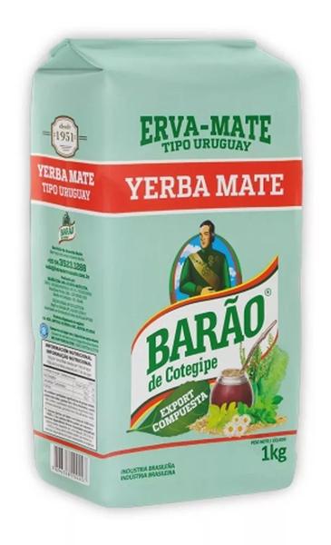 Imagem de Erva Mate chimarrão BARÃO EXPORT COMPOSTA Uruguai 10 kg