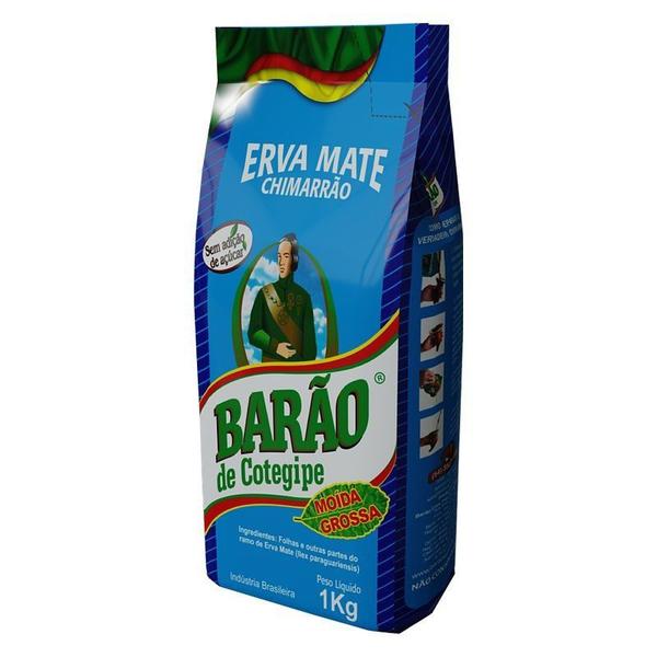 Erva Mate Chimarrão BARÃO MOÍDA GROSSA Vácuo 1 Kg - Barão de Cotegipe Imagem de Erva Mate Chimarrão BARÃO MOÍDA GROSSA Vácuo 1 Kg