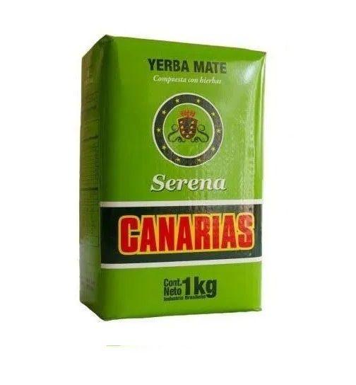 Erva Mate Chimarrão CANARIAS SERENA composta Uruguaia 1KG Imagem de Erva Mate Chimarrão CANARIAS SERENA composta Uruguaia 1KG