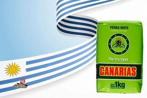 Erva Mate Chimarrão CANARIAS SERENA composta Uruguaia 1KG Imagem de Erva Mate Chimarrão CANARIAS SERENA composta Uruguaia 1KG