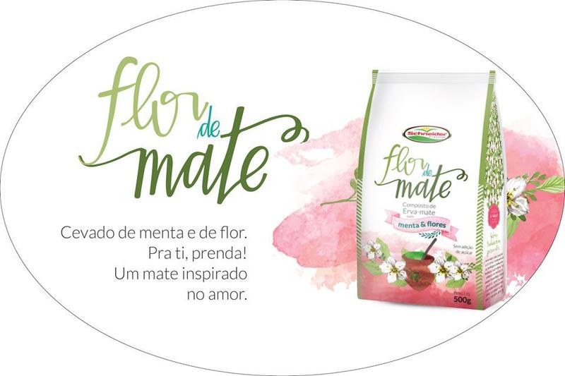 Imagem de Erva Mate Chimarrão SCHNEIDER FLOR DE MATE Menta 500g