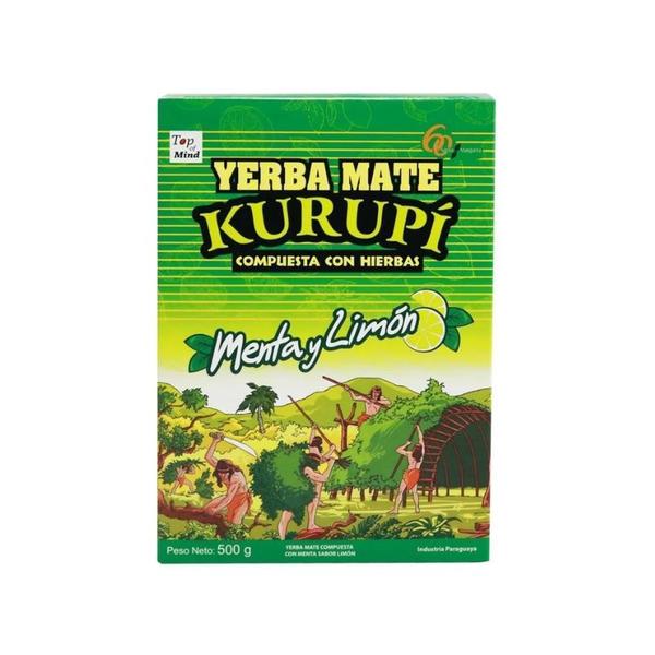 Imagem de Erva Mate Kurupi Para Tereré Menta e Limão Caixa 500g