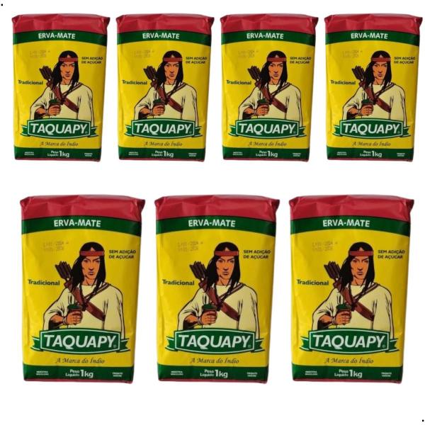 Erva Mate Para Chimarrão Taquapy Tradicional 7Kg Imagem de Erva Mate Para Chimarrão Taquapy Tradicional 7Kg