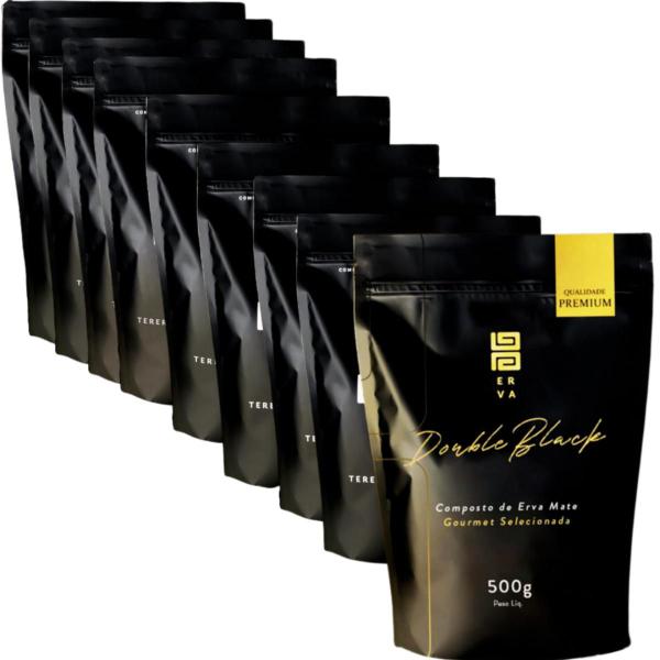 Imagem de Erva Mate Tereré 500g Black Erva Chá de Qualidade Premium Erva Mate Gourmet Selecionada