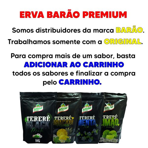 Imagem de Erva Mate Tereré Barão de Cotegipe Premium Sem Açúcar 500g Escolha o Sabor