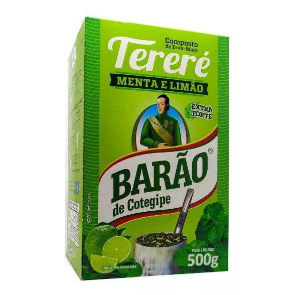 Imagem de Erva Mate Tereré BARÃO MENTA LIMÃO Extra Forte 500 g