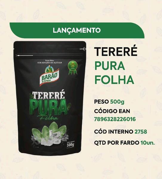 Imagem de Erva Mate Tereré BARÃO PURA FOLHA Sem Glúten 500 g