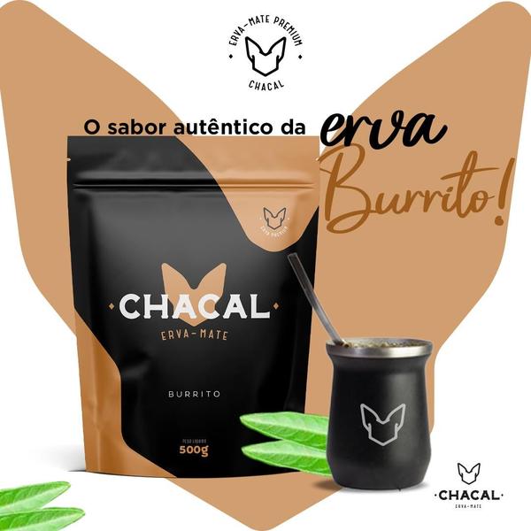 Imagem de Erva Mate Tereré Sabor Burrito Chacal 500g